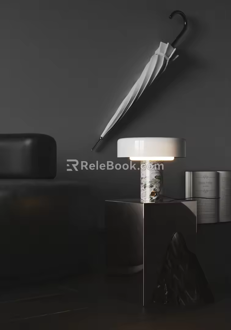 Modern table lamp 3d model