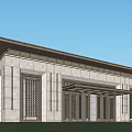 Modern Sales Office Building Simple Sales Department Club 3d model