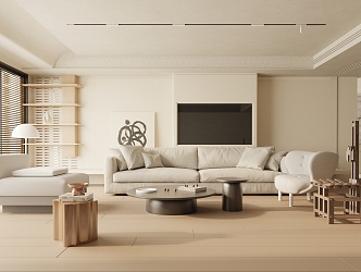 The Silent Living Room 3d model