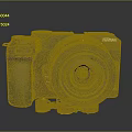 DSLR Camera Card Machine Digital Camera Digital Camera Photographic Equipment 3d model