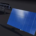 Smart Solar Power Machine With Efficient Panel System For Renewable Energy Generation 3d model