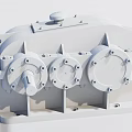 modern reducer 3d model