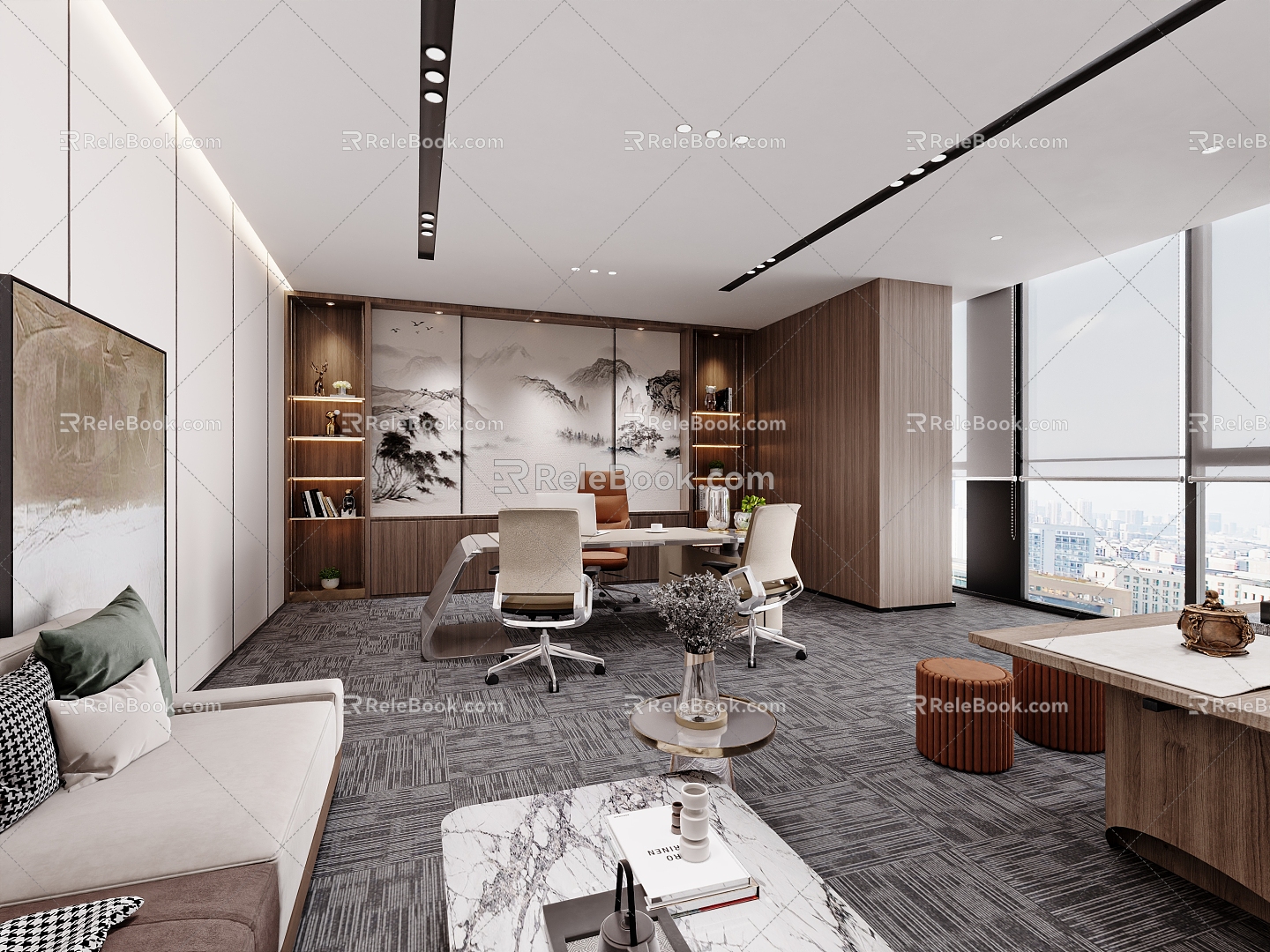 General Manager Office 3d model