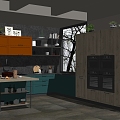 Modern Kitchen 3d model