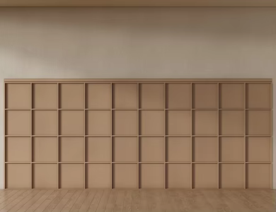 Wall panel background wall 3d model