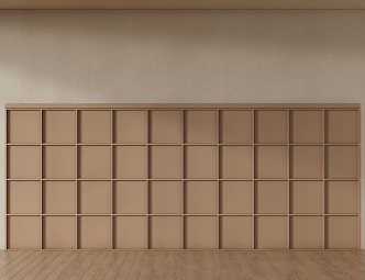 Wall panel background wall 3d model