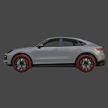 White Porsche SUV with Black Convertible Roof and Sporty Front Fascia Black Wheels Design