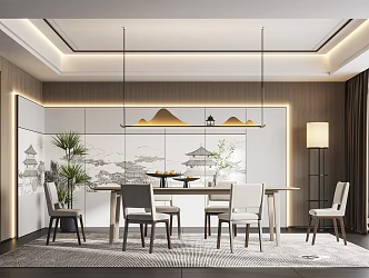 New Chinese Restaurant 3d model