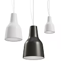 Modern Black and White Pendant Lights With Sleek Design For Interior Decoration