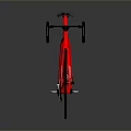 TREK Red Road Bike With Black Handlebar Seat And Sleek Wheels Design