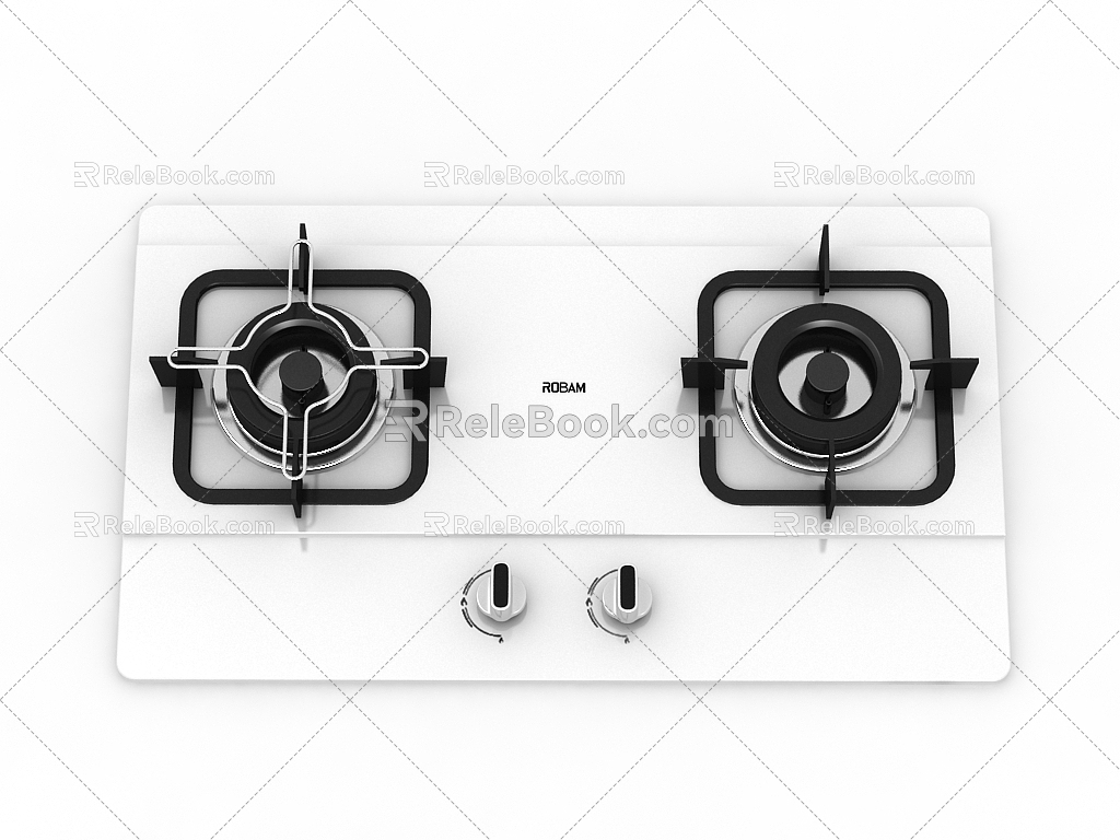 Gas stove 3d model