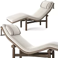 Modern Lounge Chair Design With Padded Backrest And Wooden Frame