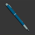 Blue Metallic Accent Pen With Smooth Writing For Everyday Use Essentials