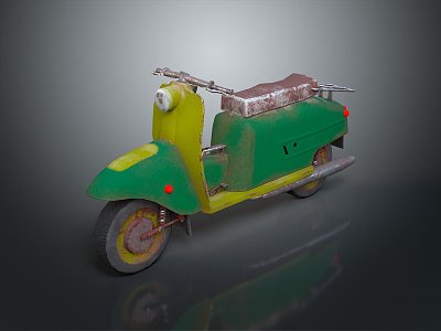 Motorcycle Two-wheeled Motorcycle Cross-country Motorcycle Road Race Motorcycle Motor Vehicle Transport 3d model