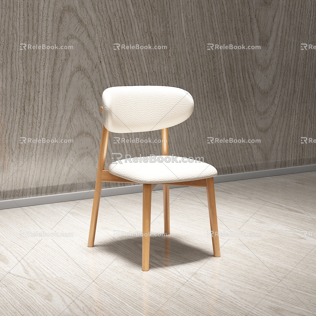 Nordic Dining Chair 3d model