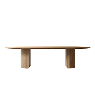 GUBI modern dining table 3d model