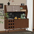 Middle Style Sideboard 3d model