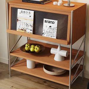 Nordic Magazine Cabinet 3d model