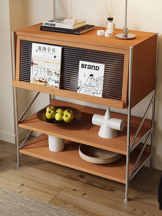 Nordic Magazine Cabinet 3d model