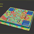 Wooden Family Board Game With Colorful Marbles And Storage Grooves For Indoor Leisure
