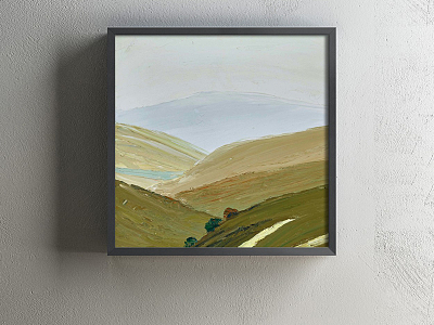 modern landscape painting decorative painting model