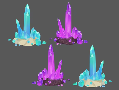 Modern Crystal 3d model