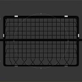 3 Tier Metal Storage Rack With Basket Design And Rolling Wheels For Home Organization