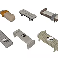 Bed End Stool Sofa Stool Bed Shoe Changing Stool 3d model