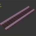 Tracks Cartoon Tracks Animation Tracks Railways Realistic Railways 3d model
