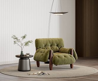 Modern Minotti Single Sofa 3d model