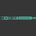 Tactical Military Style Assault Rifle With Metallic Finish And Detailed Design