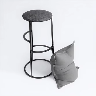 Modern bar stool 3d model