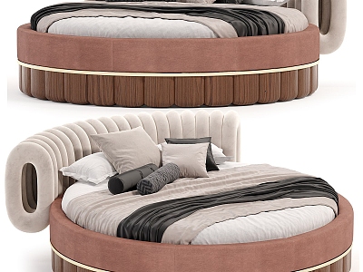 Modern Round Bed model