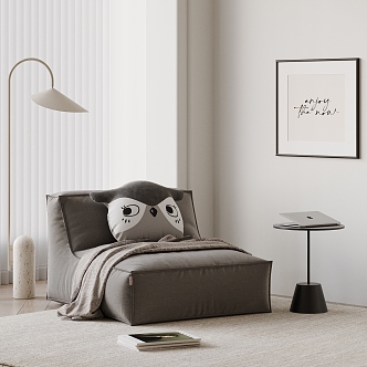 Modern Lazy Sofa 3d model