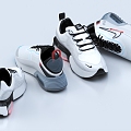 sneaker Casual Shoes Running Shoes Sneakers Shoes Nike Jordan Basketball Shoes 3d model