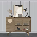 Nordic Sideboard Side Cabinet 3d model