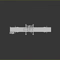 Industrial Long Metal Conveyor Machinery With Cutting Component And Steel Frame