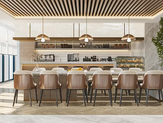 Modern Restaurant 3d model
