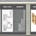 Display Racks Featuring Water Electricity Equipment Tile Glass Curtain Wall Craft Systems