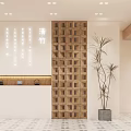 Elegant Clubhouse Interior With Tea Baking Areas Staircase And Plants
