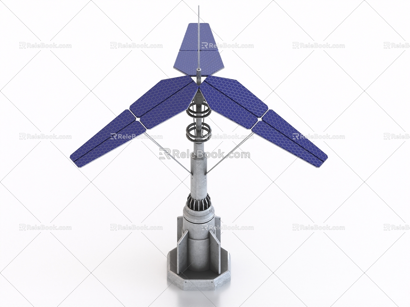 Science fiction solar panel science fiction equipment new energy science fiction power generation equipment model