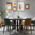 Modern Guest Restaurant 3d model