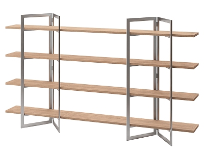 Nordic Simple Storage Shelf Storage Shelf Wall Decorative Storage Shelf Simple Shelf 3d model