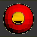 Poké Ball Shaped Yellow Daily Life Product With Black Dots And Decorative Design