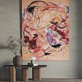 Modern Decorative Painting Hanging Painting 3d model