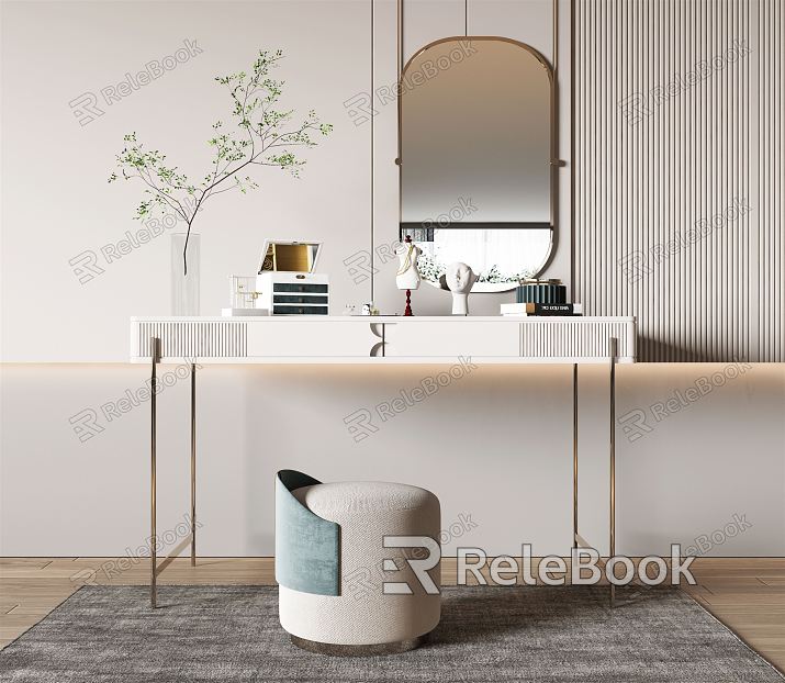 Light Luxury Dressing Table model