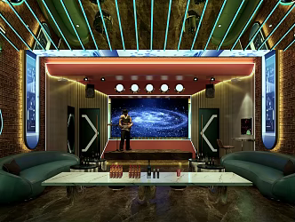 Modern KTV rooms 3d model