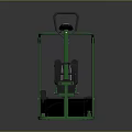 Green Multifunctional Sports Equipment With Treadmill And Pull up Bar For Home Gym