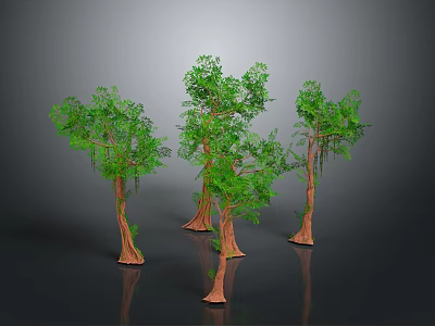 Big Tree Tree Root Old Tree Old Tree Big Tree Pine Cartoon Big Tree Cartoon Tree Cartoon Pine Cartoon Big Tree 3d model