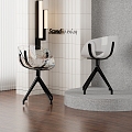 Modern Dining Chair Wall Lamp Hanging Picture Chair 3d model